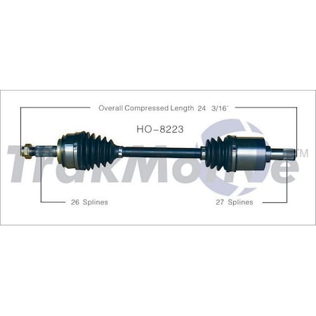 Surtrack Axle Cv Axle Shaft, Ho-8223 HO-8223